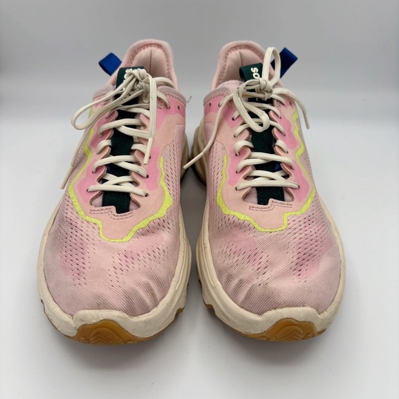 Sorel Kinetic Breakthru Day Lace Sneaker 8.5 Vintage Pink Bleached Ceramic - Picture 2 of 10